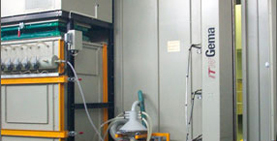 Vopsire in Camp Electrostatic :: Cabina Automata de Pulverizare